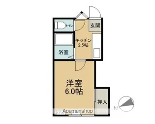 FEEL FINE KANAZAWA【208号室】の間取り