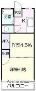 第2甲南パークマンション【3階】の間取り