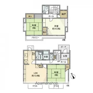 茨城県取手市藤代【一戸建】の間取り
