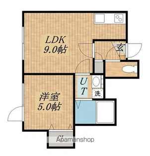 スタビリス【206号室】の間取り