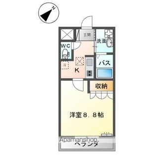 ラ・シャトー・リヨ【1階】の間取り