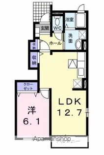 ジェルメもみじ【1階】の間取り