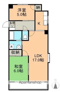 第2アンビシャス【2階】の間取り