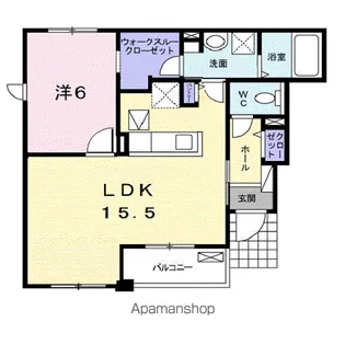 ジャンティ A【1階】の間取り