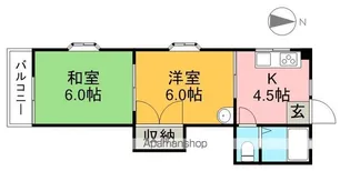 エクセルつかさ【2階】の間取り