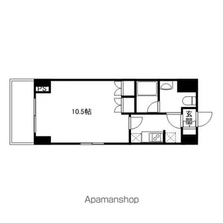 レジディア杉並方南町【2階】の間取り