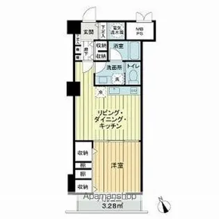 ライオンズマンション白金第3【1階】の間取り