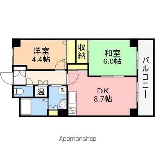エクセリア駅南【7階】の間取り