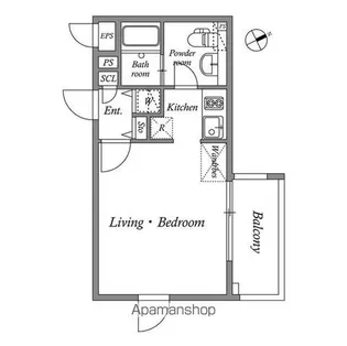 ALERO北参道【2階】の間取り