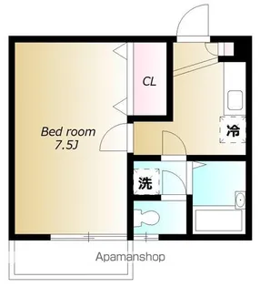 エスポワール船橋【203号室号室】の間取り