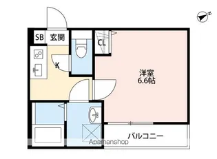 GNOSIS 花見川【1階】の間取り