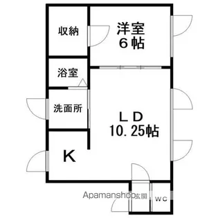 アルファーB【2階】の間取り
