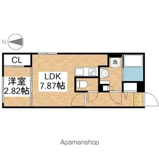 リーデンス今池【3階】の間取り