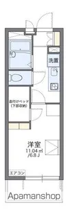 レオパレスグリーンシャルマン【1階】の間取り