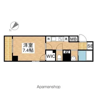 ラグゼナ上前津【1309号室】の間取り