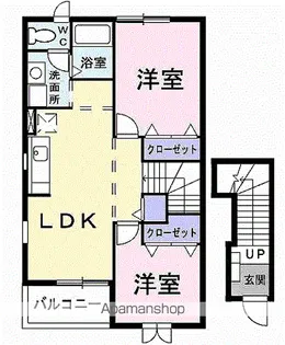 プリマベーラB【2階】の間取り