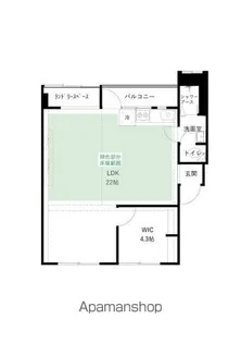 IDEAL NORTH【504号室】の間取り