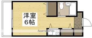 ホーメストハイツ蕃山町【5階】の間取り