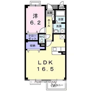 グランデーアM【3階】の間取り