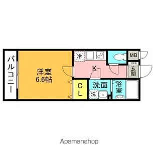 カーサカリーナ【1階】の間取り