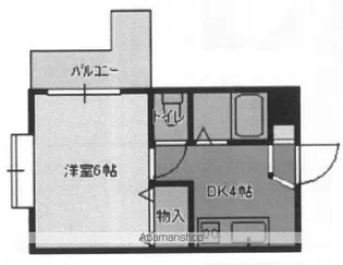 ホワイトハウス【302号室】の間取り