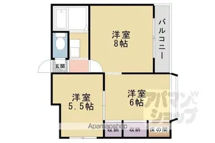 アベニュー上賀茂【101号室】の間取り