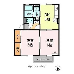 サンコート【2階】の間取り