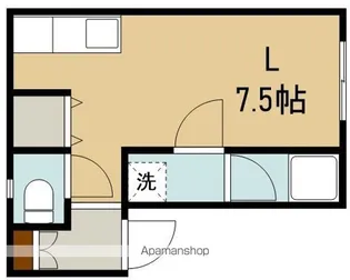 コミュニティ上野Ⅲ【103号室】の間取り