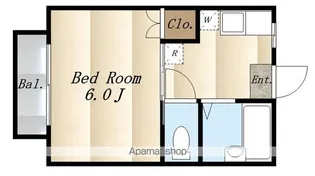 東京都武蔵野市緑町1丁目【アパート】の間取り