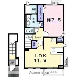 パイン ヒル【2階】の間取り