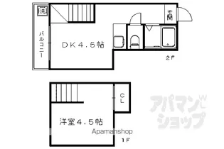 ファミリエ桂【2階】の間取り