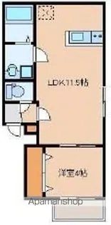 TALATTA香椎駅前【1階】の間取り