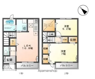 グランディール【1階】の間取り