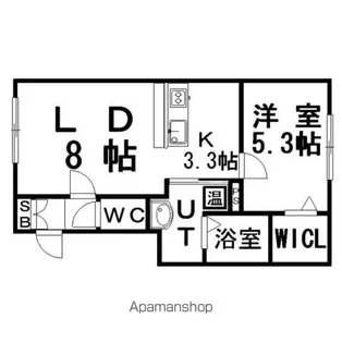 ヴェルジェ【1階】の間取り