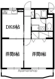 松下細島ライフ【3階】の間取り