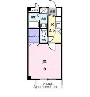 エイチーワン・ガーデン【1階】の間取り