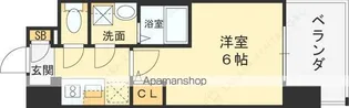 インザライフ大阪EAST RESIDENCE【5階】の間取り