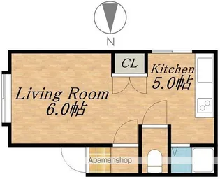 ヴィラ・ブランシュB【3階】の間取り
