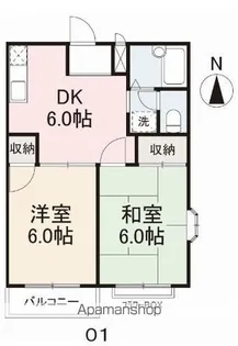 エルディム玉藻【2階】の間取り