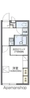 レオパレスエスポワール【210号室】の間取り