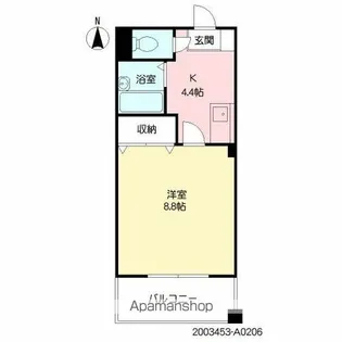 マダレンホール【2階】の間取り