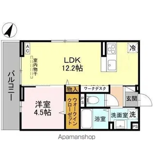 アザレア C【2階】の間取り