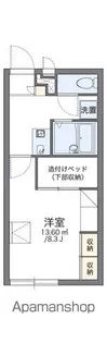 レオパレスファミーユ【106号室】の間取り