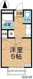 1Kの間取り画像