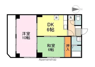 グランディ・マン【4階】の間取り