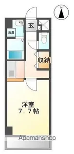 デロリアン【303号室】の間取り