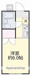 シスター中井【401号室】の間取り