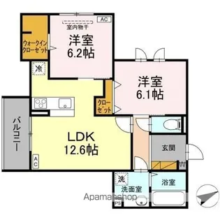 D’S LIEN (ディーズリアン) C【3階】の間取り