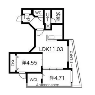 MCDIARMID(マクダミド)【3階】の間取り