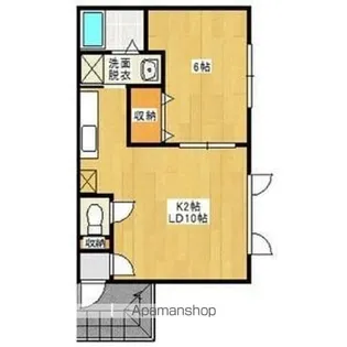 アルフレックス【2階】の間取り